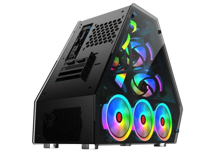 Carcasa calculator gaming t6 leduri rgb full power